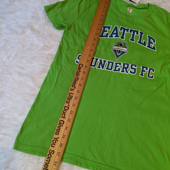 Nwt MLS Seattle sounders FC bright green t-shirt - Picture 3 of 13